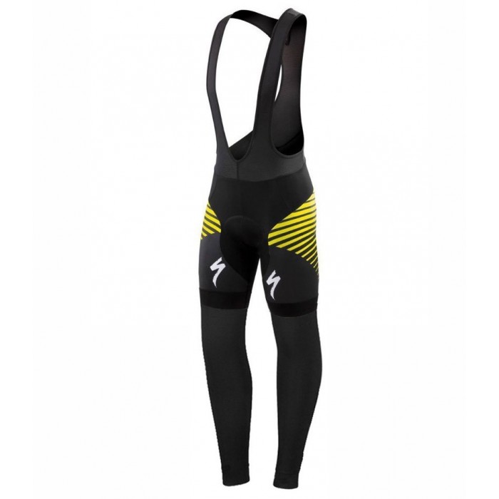 2016 Specialized Team LS Schwarz-Gelb Lang Trägerhose Radtrikot Kaufen