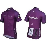 2016 Strava Radtrikot Kurzarm lila Radtrikot Kaufen