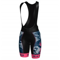 2017 Damen Ale Graphics PRR Camo Blau-Rose Kurz Trägerhose Radtrikot Kaufen