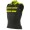 2017 ärmelloses Trikot S/M Ale PRR 2.0 Piuma-Schwarz Gelb Fluo Radtrikot Kaufen