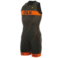 2017 Body Ale Tri Record Zip Front-Orange Fluo Radtrikot Kaufen