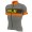 2017 Ale Graphics PRR Bermuda Radtrikot Kurzarm Grau Orange Radtrikot Kaufen