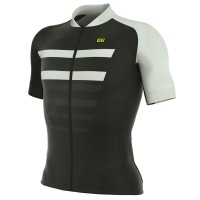 2017 Ale PRR 2.0 Piuma Radtrikot Kurzarm Schwarz Weiß Radtrikot Kaufen