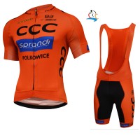 2017 CCC Sprandi Race Fahrradbekleidung Satz Radtrikot Kurzarm+Kurz Trägerhose Radtrikot Kaufen