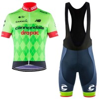 2017 Cannondale Drapac Team Fahrradbekleidung Satz Radtrikot Kurzarm+Kurz Trägerhose Schwarz Radtrikot Kaufen