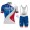 FDJ Pro 2017 Fahrradbekleidung Satz Radtrikot Kurzarm+Kurz Trägerhose Radtrikot Kaufen