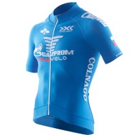 2017 Gazprom-Rusvelo Radtrikot Kurzarm Radtrikot Kaufen