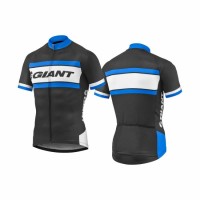 2017 Giant Blau Schwarz Radtrikot Kurzarm Radtrikot Kaufen