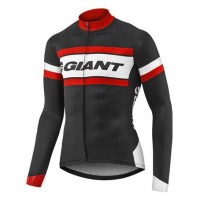 2017 Giant Rot Schwarz Radtrikot Langarm Radtrikot Kaufen