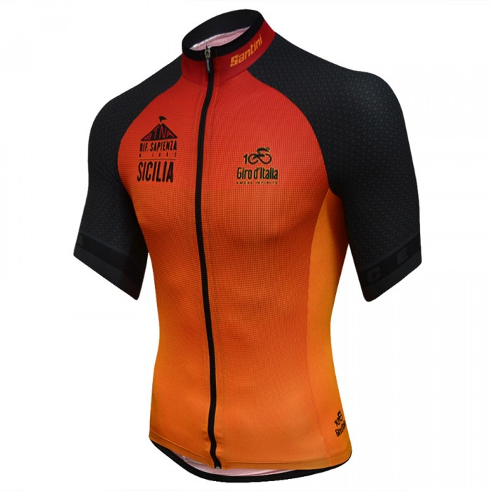 Giro d'Italia 2017 Etna Radtrikot Kurzarm Radtrikot Kaufen