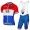 2017 LOTTO JUMBO Netherlands Rot Blau Fahrradbekleidung Satz Radtrikot Kurzarm+Kurz Trägerhose Radtrikot Kaufen