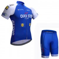 2017 Quick Step Floors Fahrradbekleidung Satz Radtrikot Kurzarm+Kurz Radhose Radtrikot Kaufen