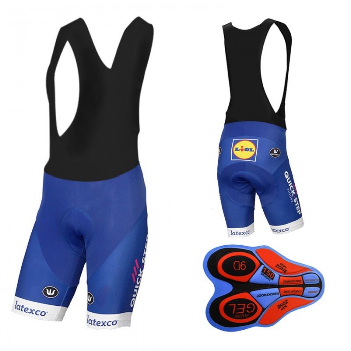 Quick Step Floors 2017 Pro Kurz Trägerhose Schwarz Radtrikot Kaufen