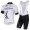 Quick Step Floors 2017 Weiß Fahrradbekleidung Satz Radtrikot Kurzarm+Kurz Trägerhose Radtrikot Kaufen