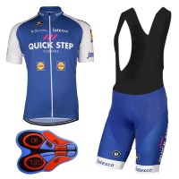 Quick Step Floors 2017 Pro Fahrradbekleidung Satz Radtrikot Kurzarm+Kurz Trägerhose Schwarz Radtrikot Kaufen