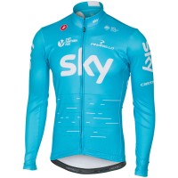 Sky Pro 2017 Radtrikot Langarm Blau Radtrikot Kaufen