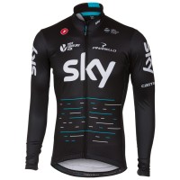 Sky Pro 2017 Radtrikot Langarm Schwarz Radtrikot Kaufen