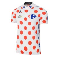 2017 Tour de France Polka Dot Radtrikot Kurzarm Radtrikot Kaufen