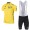 2017 Tour de France Gelb Fahrradbekleidung Satz Radtrikot Kurzarm+Kurz Trägerhose Radtrikot Kaufen